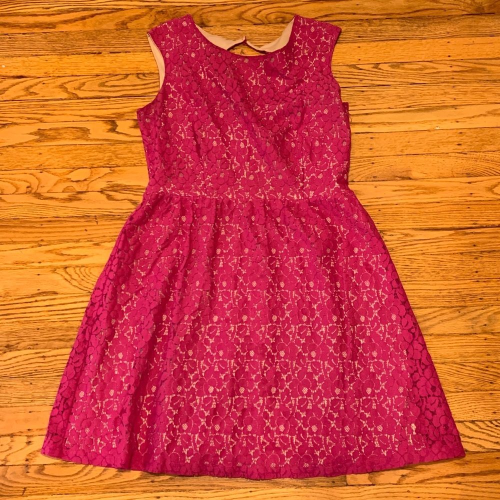 Enfocus Studio Pink Lace Dress